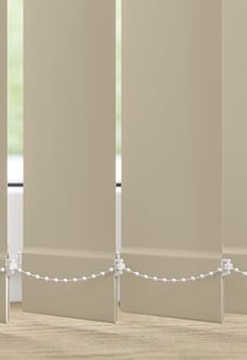 Trinity (Blackout), Stone - Vertical Blind Slats